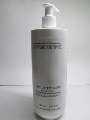 PHYSIODEMIE deep cleansing milk 500ML/16.90 FL .OZ NEW