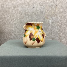 Orange And Green Flower 1786 Vase Made In England