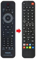 Fernbedienung geeignet für PHILIPS HTS3377/05 | HTS3377-12 | HTS337705