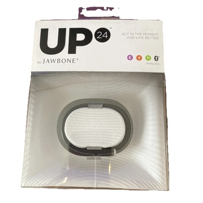 Up 24 By Jawbone Wireless Wristband Fitness Tracker~ Black~  Size Medium