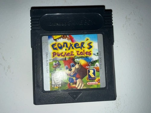 Conker's Pocket Tales Nintendo Game Boy Color - Authentic - Tested