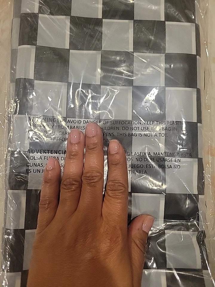 Checkered Flag Plastic Banquet Table Cover Race Birthday 54"x108" 4 Count - Image 4 of 4