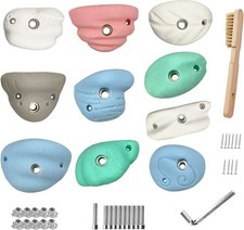 Lincrdvi Resin Rock Climbing Holds for Kids Adults, Rock Climbing Wall Grips