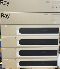Sonos Ray Soundbar - Black RAYG1US1BLK, Huge Sound In A Compact Design