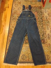Vintage Osh Kosh B'Gosh Denim Overalls 36x30 Made In USA Vestbak