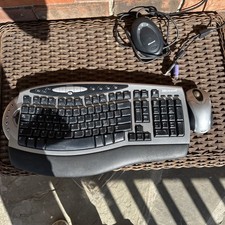 Microsoft Wireless Comfort Keyboard 1027 Model 1008 Mouse With 3.0 Receiver