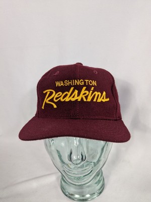 Vtg Washington Redskins NFL Sports Specialties Script 100% Wool