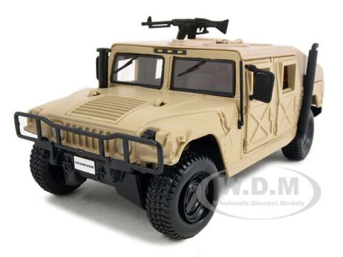 HUMVEE MILITARY SAND 1:27 DIECAST MODEL CAR BY MAISTO 31974 - Picture 1 of 6