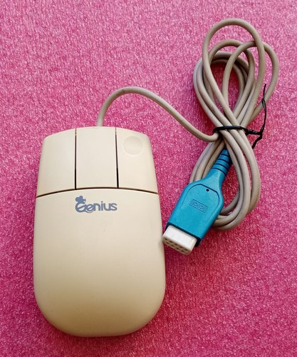 Vintage PC Genius 3-Tasten RS232 DB9 Serial Easy Mouse - Bild 2 von 5