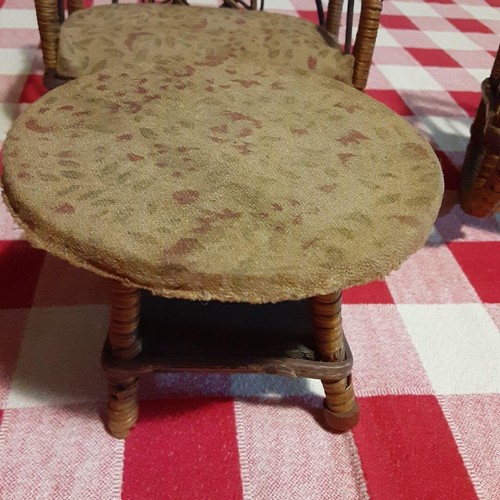 Vintage play house Petite Furniture Set Doll Princess Fantasy Chair - Picture 5 of 7