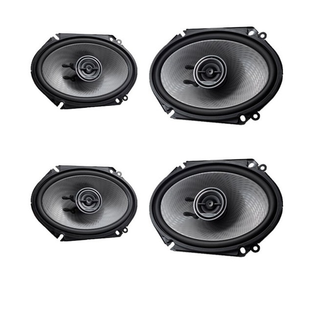 4X Kenwood KFC-D681C 6x8 2-way 4ohm coaxial car speaker system 360W max power | eBay