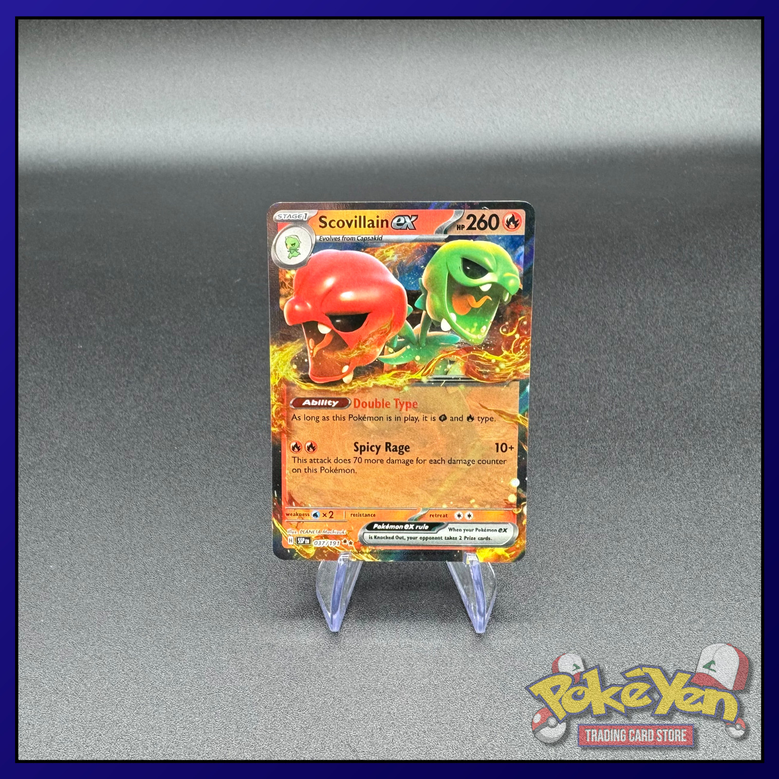 Scovillain EX 37/191 Pokemon Card Surging Sparks MINT CONDITION