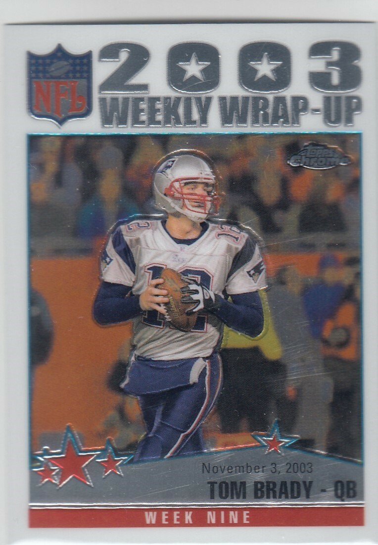 Tom Brady #154 (Football Cards 2004 Topps Chrome) — is it worth grading?