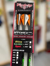 VICTORY ARCHERY VForce Gamer 500 Fletched 6-Pack Arrow (VFG-500FB-6)