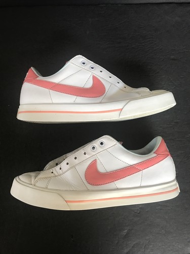 NIKE Sweet Classic White/Orange Leather 