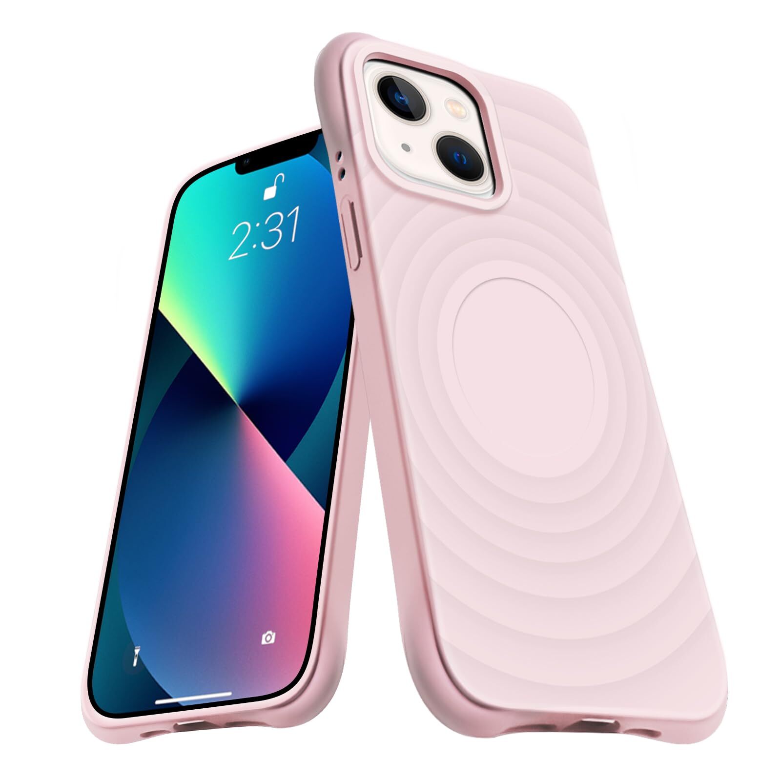 for iPhone 13 Case MagSafe Compatible Silicone Shockproof iPhone 13 Thin Sm 39