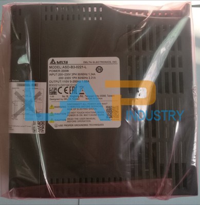 1PCS New For Servo Driver ASD-B3-0221-L 200W Single Phase AC220V Max7.07mA #A6
