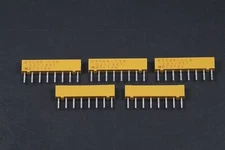 Lot of 5 4308R-104-221/331 Bourns Resistor Network 220/330 Ohm 6 Pairs 1W 8-SIP