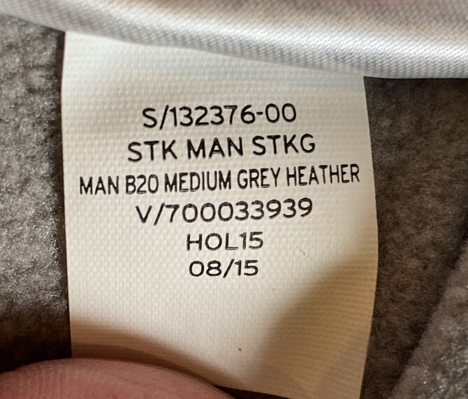 Gap Kids JUMBO Christmas Stocking Pottery Barn West Elm Knit Mustache 24”  RARE