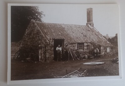 Postkarte  AK Schottland sw Fotopostkarte Village Smithy and Blacksmith Gullane