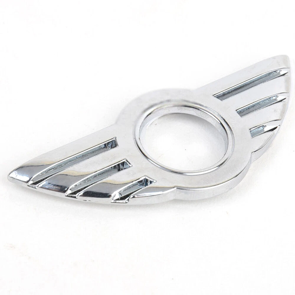 2x Car Accessories Door Pin Lock Wing Emblem Badge Stickers For Mini Cooper