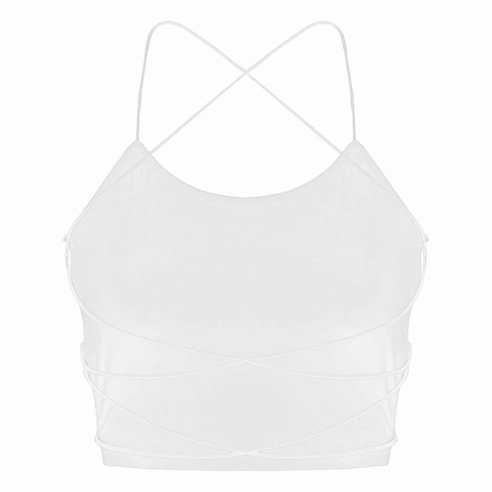 Y2k Bandage Halter Cop Top Women Floral Print Backless Camis Sleeveles