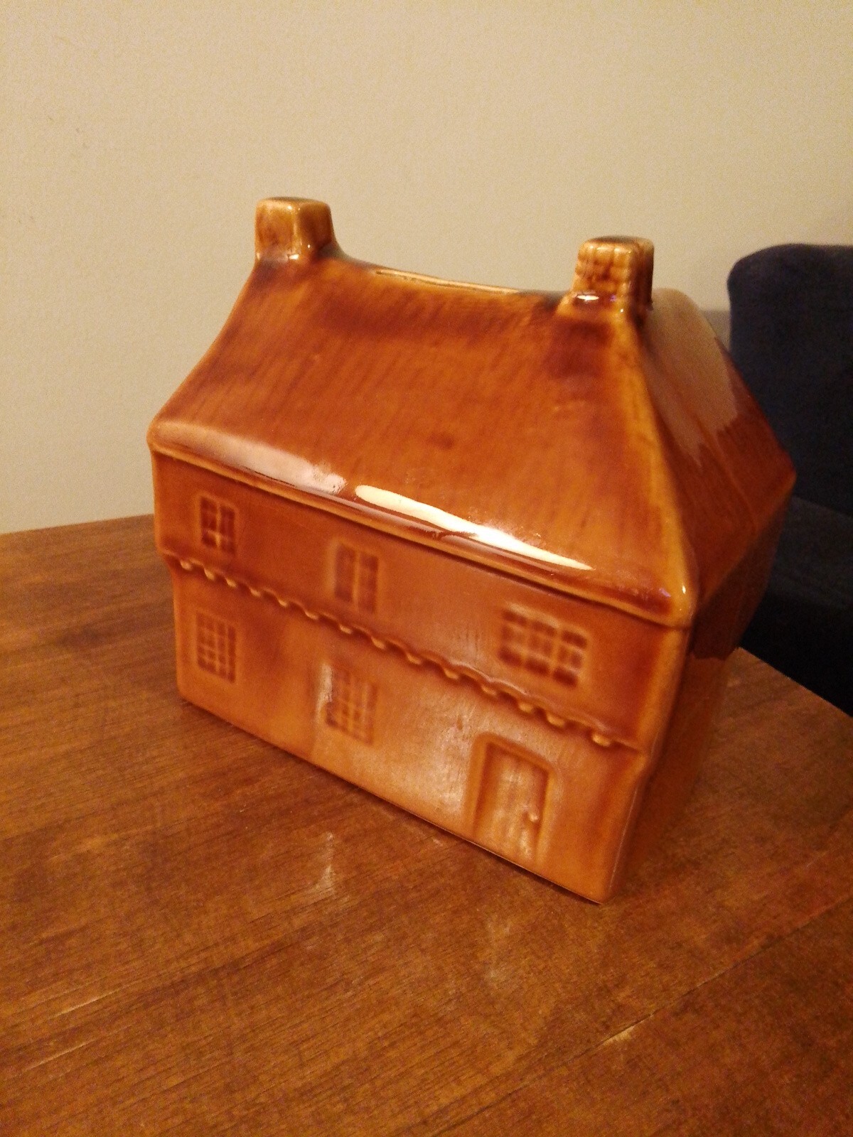 Holkham Pottery Brown Tudor Style Building Ceramic Money Box eBay