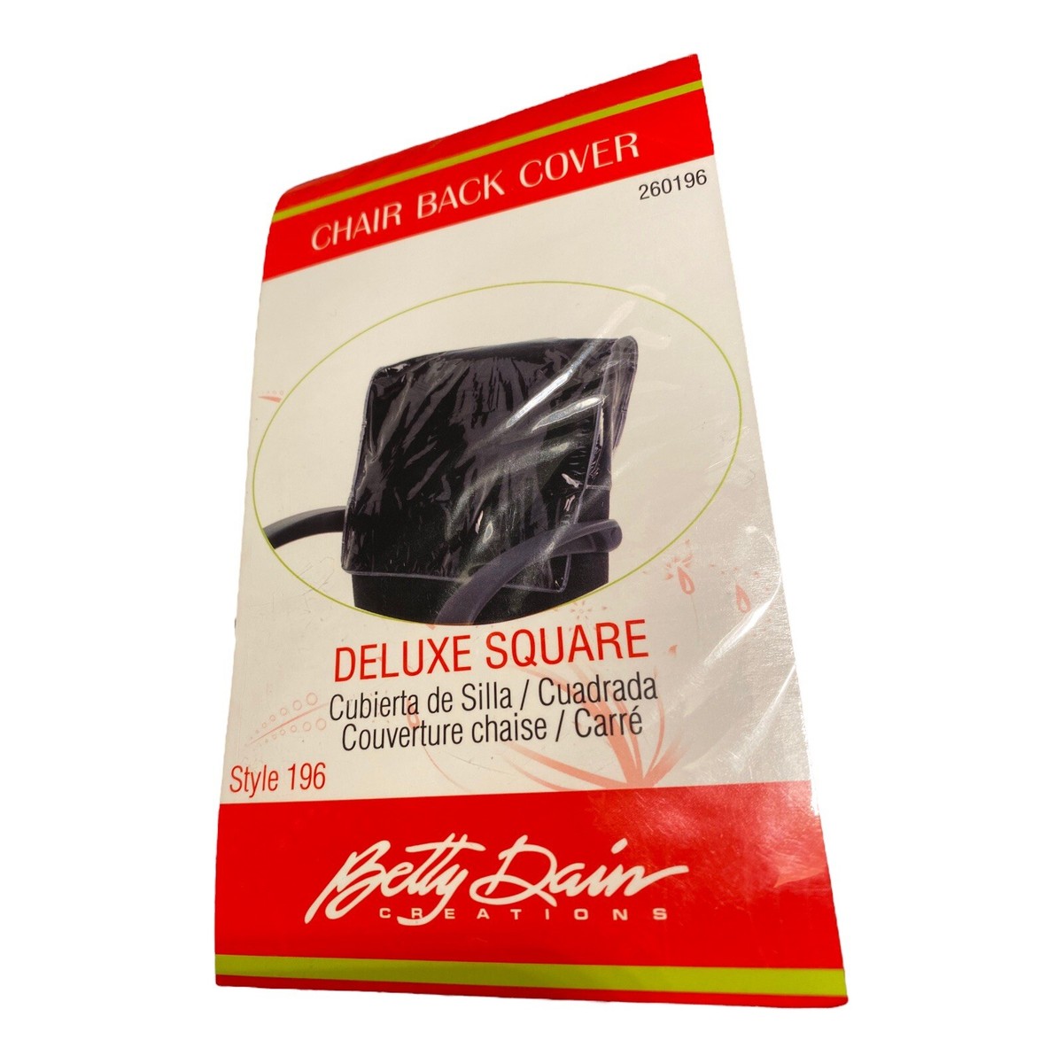 Mimami様 Betty Dain #196 CLEAR Deluxe Square Salon Styling Chair Back