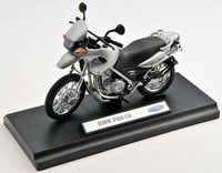 Blitz Versand Bmw F 650 Gs Silber / Silver Welly Motorrad Modell 1:18 Neu & Ovp