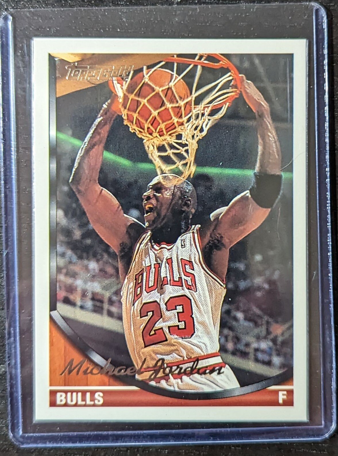 1993 Topps Gold Michael Jordan Slam Dunk #23