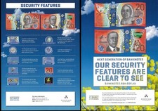 2019 Australian Mint Next Generation RBA Ephemera $20 Polymer Series Fact Sheet