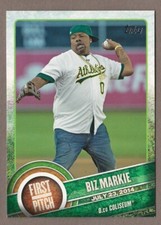 BIZ MARKIE 2015 Topps FIRST PITCH Insert #FP-05 O.co Coliseum A's Just a Friend