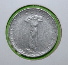 S4 - Turkey 25 Kurus 1966 Almost Uncirculated Coin - Standing Figure