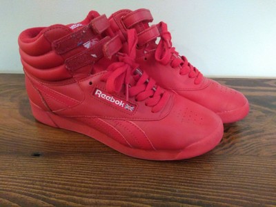 reebok classic red high tops