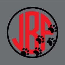 Dog Paw Print Circle Monogram Vinyl Decal Sticker