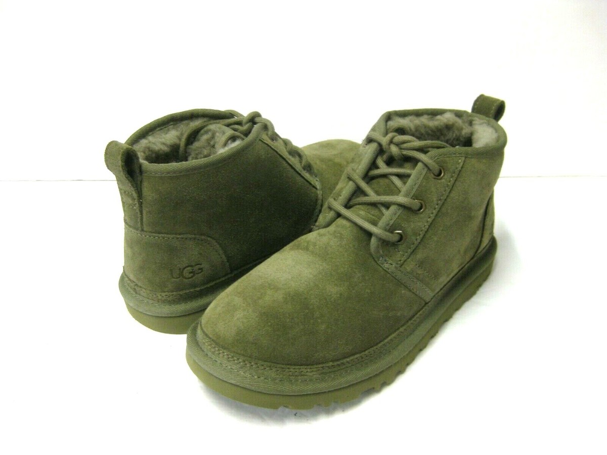 UGG NEUMEL WOMEN ANKLE BOOTS SUEDE BURNT OLIVE US 11 /UK 9  display picture 1