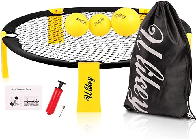 Roundnet jeu de plein air portable et kit de sport de sable pour adulte