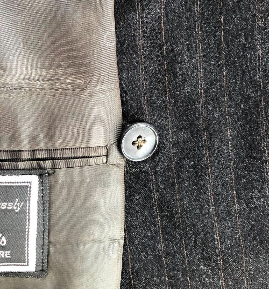 Vintage USA CHRISTIAN DIOR Wool Melton Double Breasted 41R Vintage USA CHRISTIAN DIOR Wool Melton Double Breasted 41R