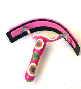 Horse equestrian grooming. Sweat Scraper PINK design