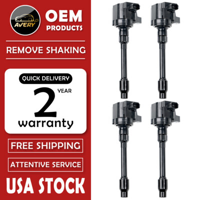 4 Ignition Coil Pack for 16-20 Honda Civic 2.0L Accord/15-20 Fit 1.5L L4 UF749
