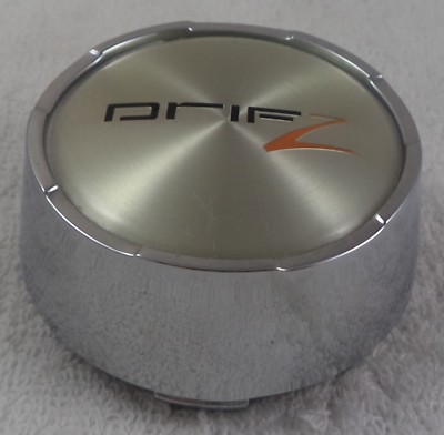 Drifz Wheels Chrome / Silver Custom Wheel Center Cap Set 2