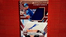 2020 Elite Extra Edition Future Threads Signatures Red #28 Andres Gimenez /49