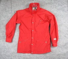 Vintage North Face Jacket Mens Medium Red Gore Tex Nylon No Hood Made in USA 80s