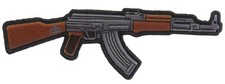 AK 47 Patch Right Assault Rifle Gun - 6x2 inch - P1564