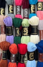 DMC Laine Colbert NEEDLEPOINT TAPESTRY WOOL Yarn CUSTOM ORDER $1.45 - 1.55 skein