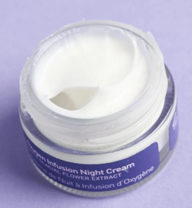 Crema de noche para infusión de oxígeno SKYN Iceland 0,49 oz 14 g tamaño mini de viaje ~ ¡¡Nueva!! 💜 Foto 3 de 3