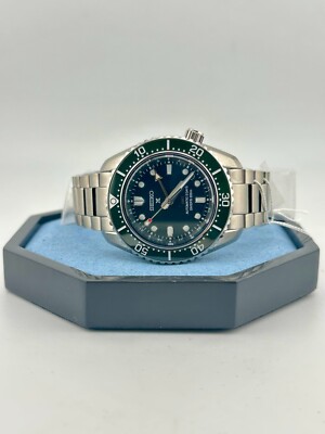 Seiko Luxe Prospex 1968 Diver GMT Green Dial SPB381 Watch