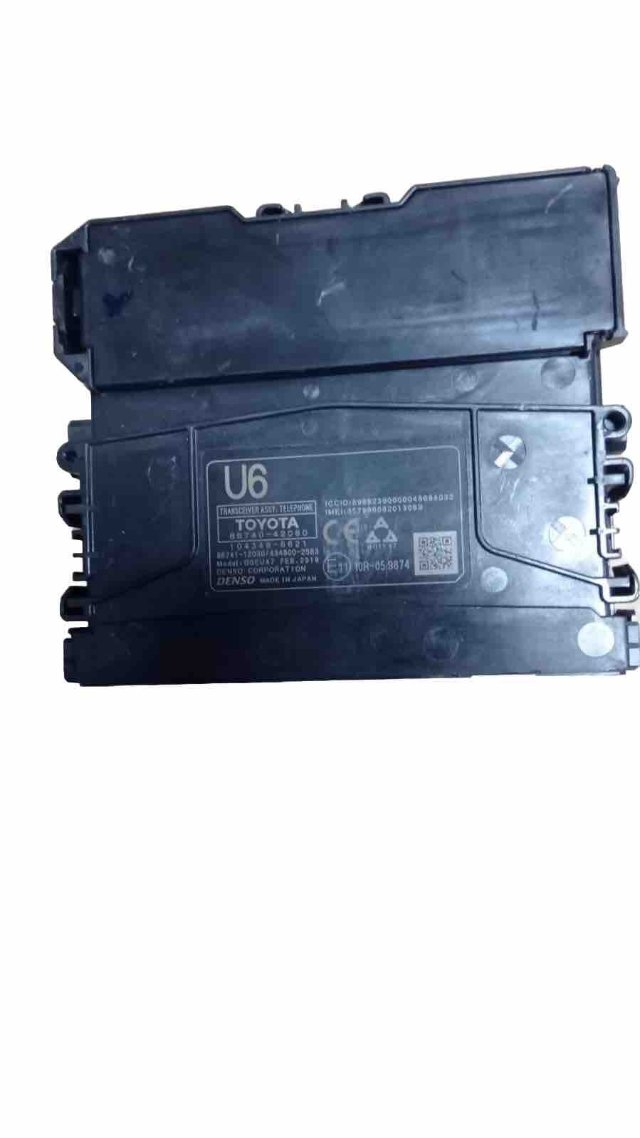 Toyota RAV4 2018 2022 OEM Transceiver ASSY telephone 8674042080 U6 