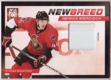 2011-12 Elite New Breed Materials Patches #42 PATRICK WIERCIOCH ROOKIE PATCH /25