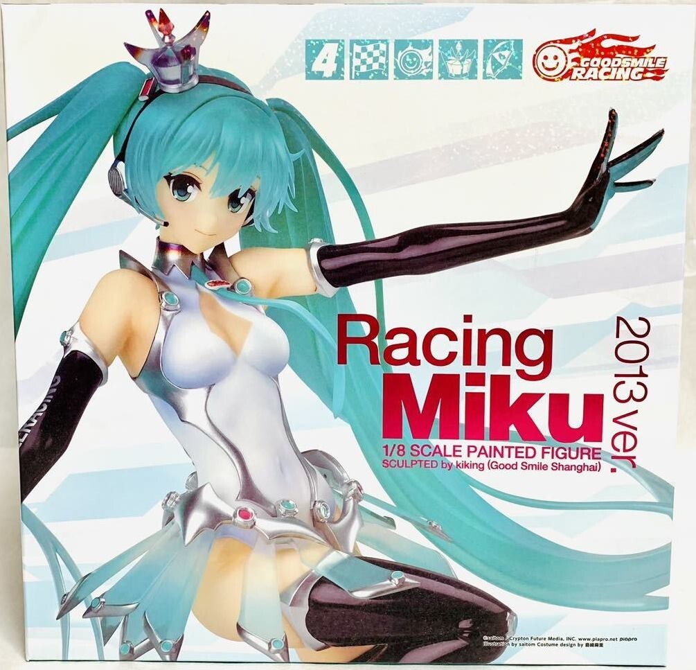 Racing Miku 2013 Ver. 1/8スケールフィギュア Hatsune Miku Racing Miku 2013 Ver. 1/8 Scale Figure Good